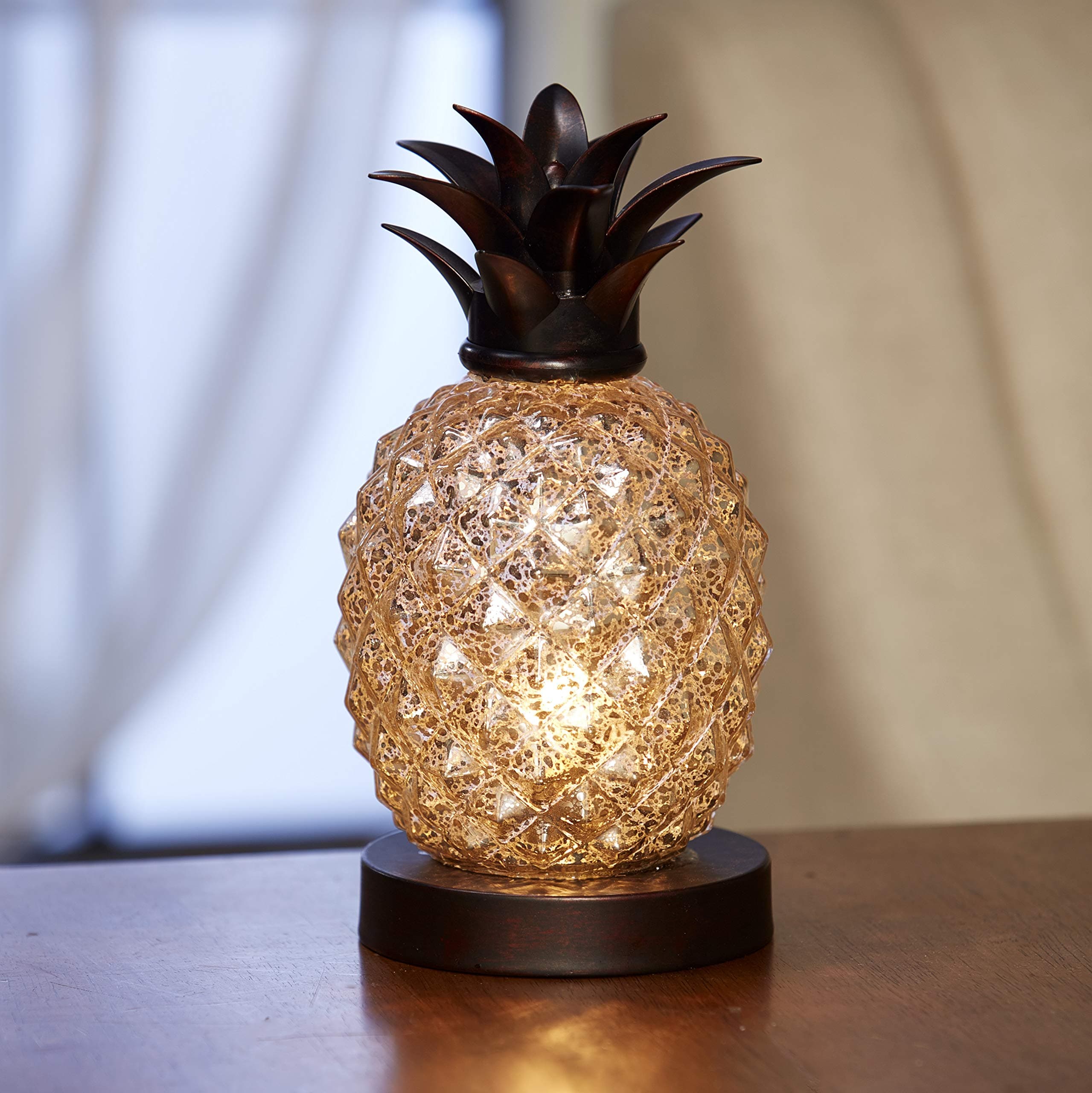 Pineapple Glass Table Lamp