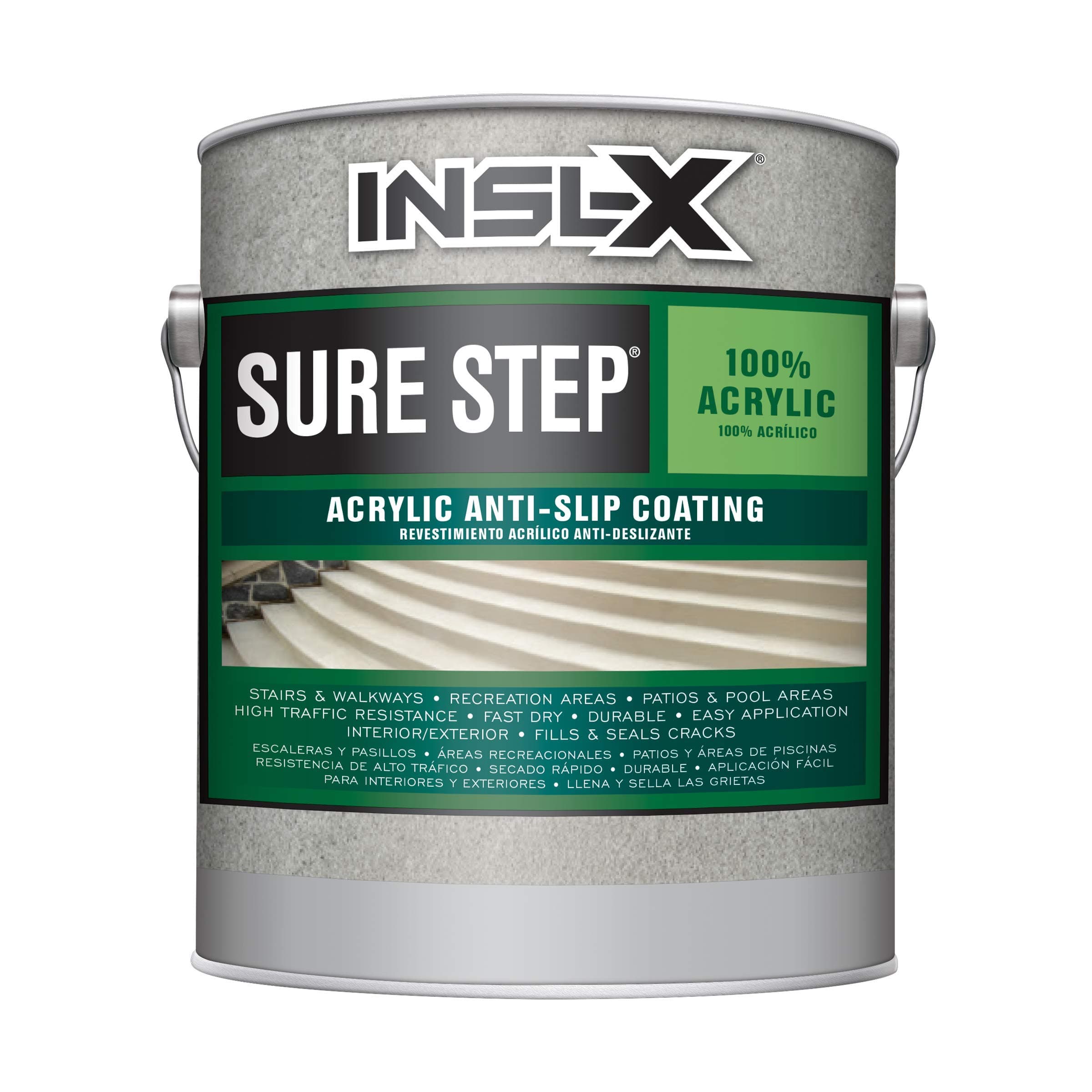 INSL-X SU092209A-01 Sure Step Acrylic Anti-Slip Coating Paint, 1 Gallon, Desert Sand