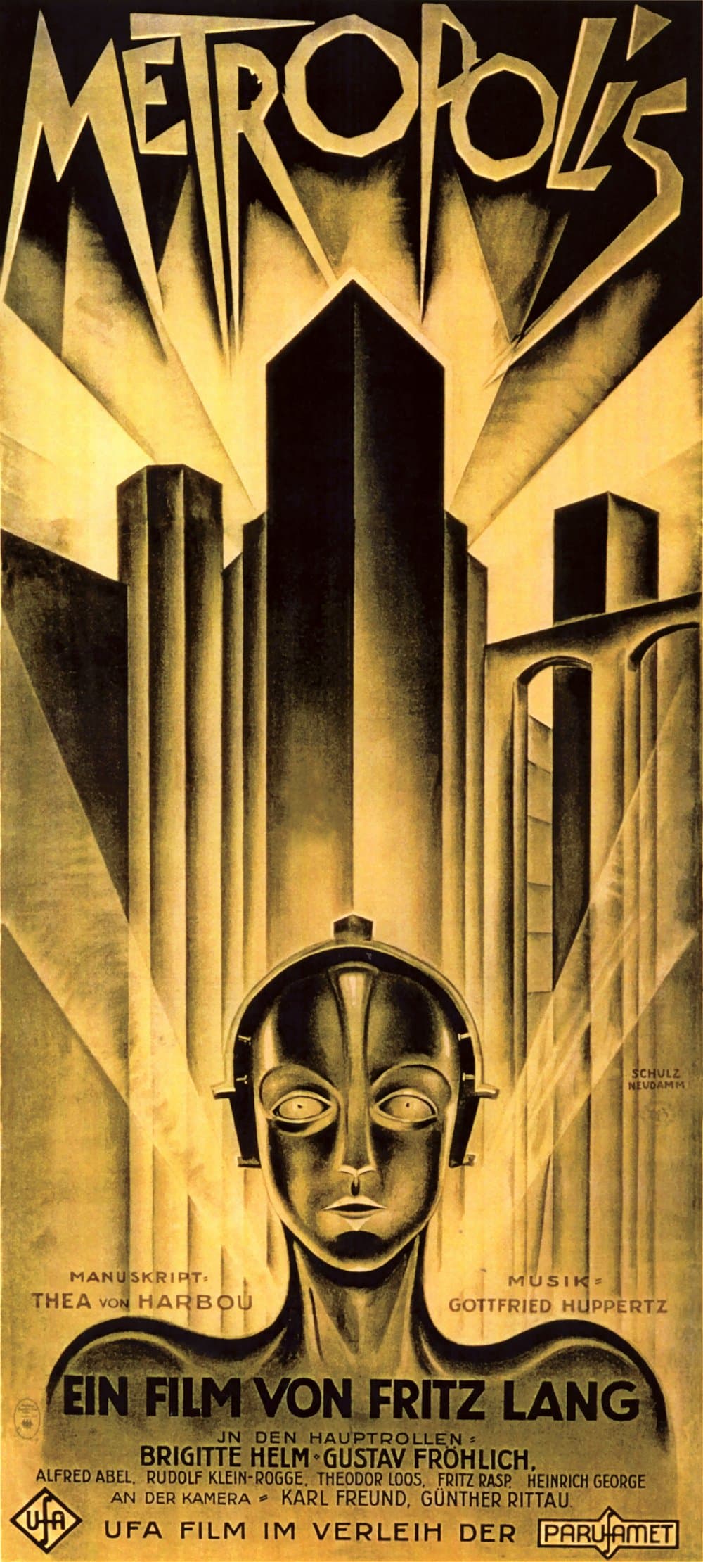 Metropolis Movie Heinz Schulz-Neudamm (1) Giant XXL ONE PIECE NOT SECTIONS 1.3 Meter Long Poster Art Print! **UK SELLER - SAME DAY SHIPPING**