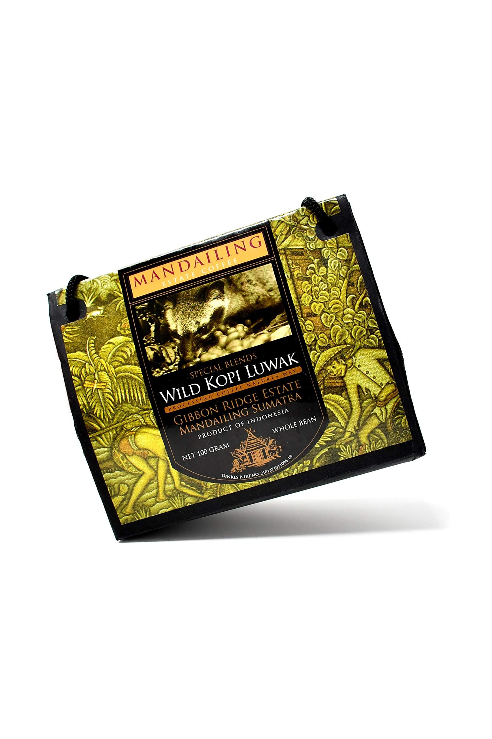 Original Wild Kopi Luwak (Whole Bean) - The Most Exclusive Coffee in The World -