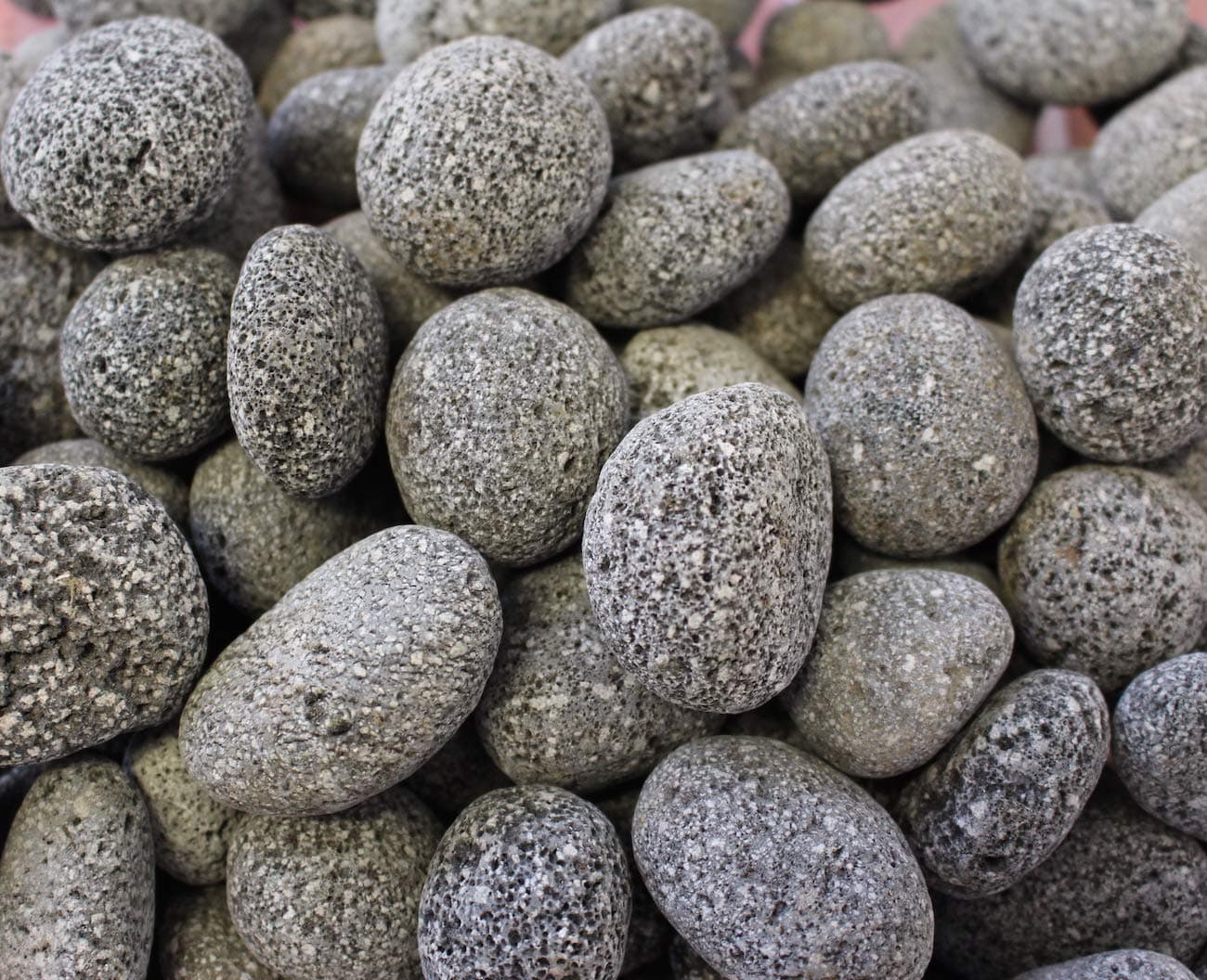 Exotic Fire Glass | Tumbled Black and Gray Lava Pebbles | 20 Pound Bag | 3/4-1 1/4 Inch Pebble Size | Perfect for Any Natural Gas or Propane Outdoor Fire Pit