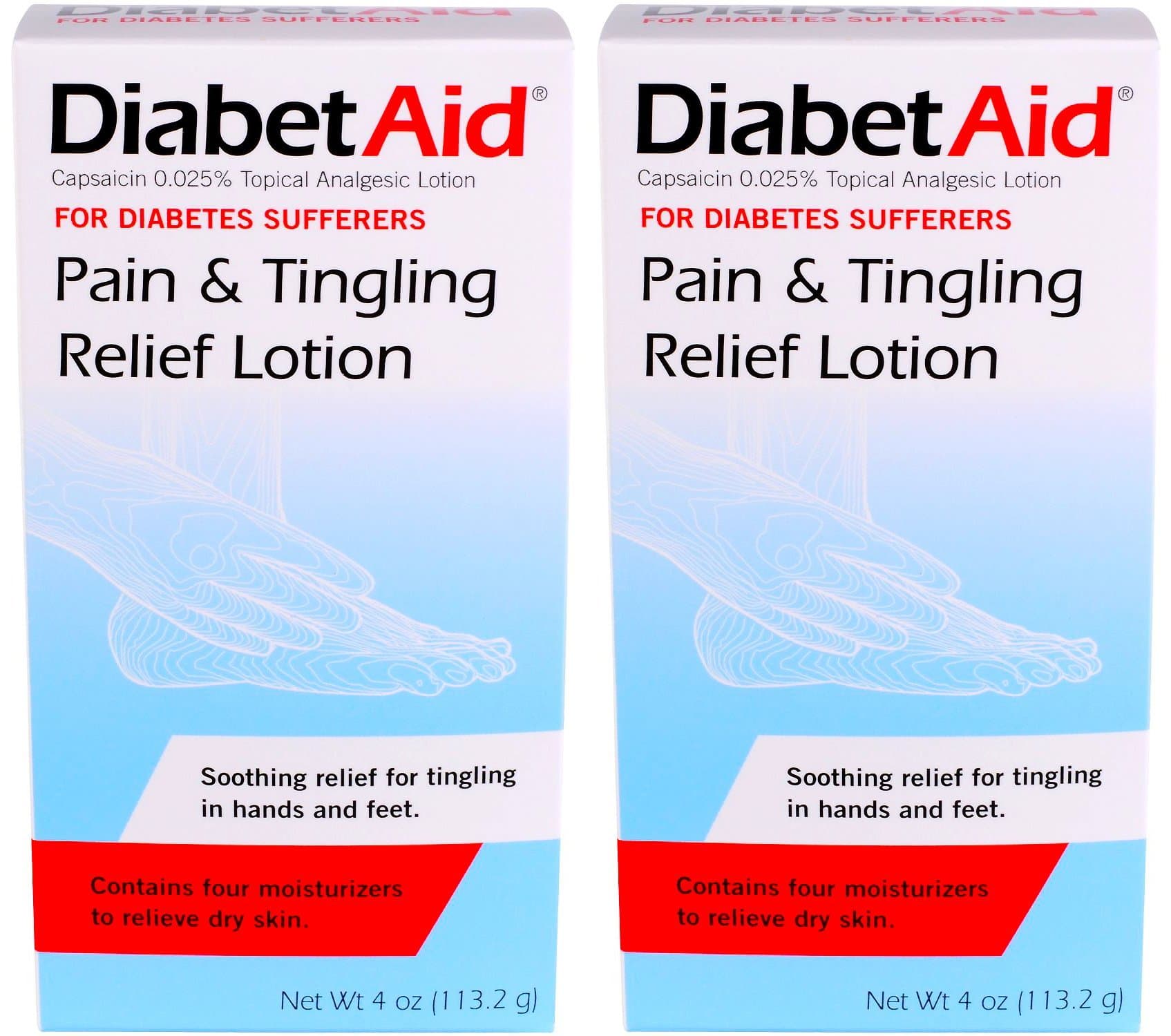 Pain & Tingling Relief Lotion, 4 Ounce (Pack of 2)