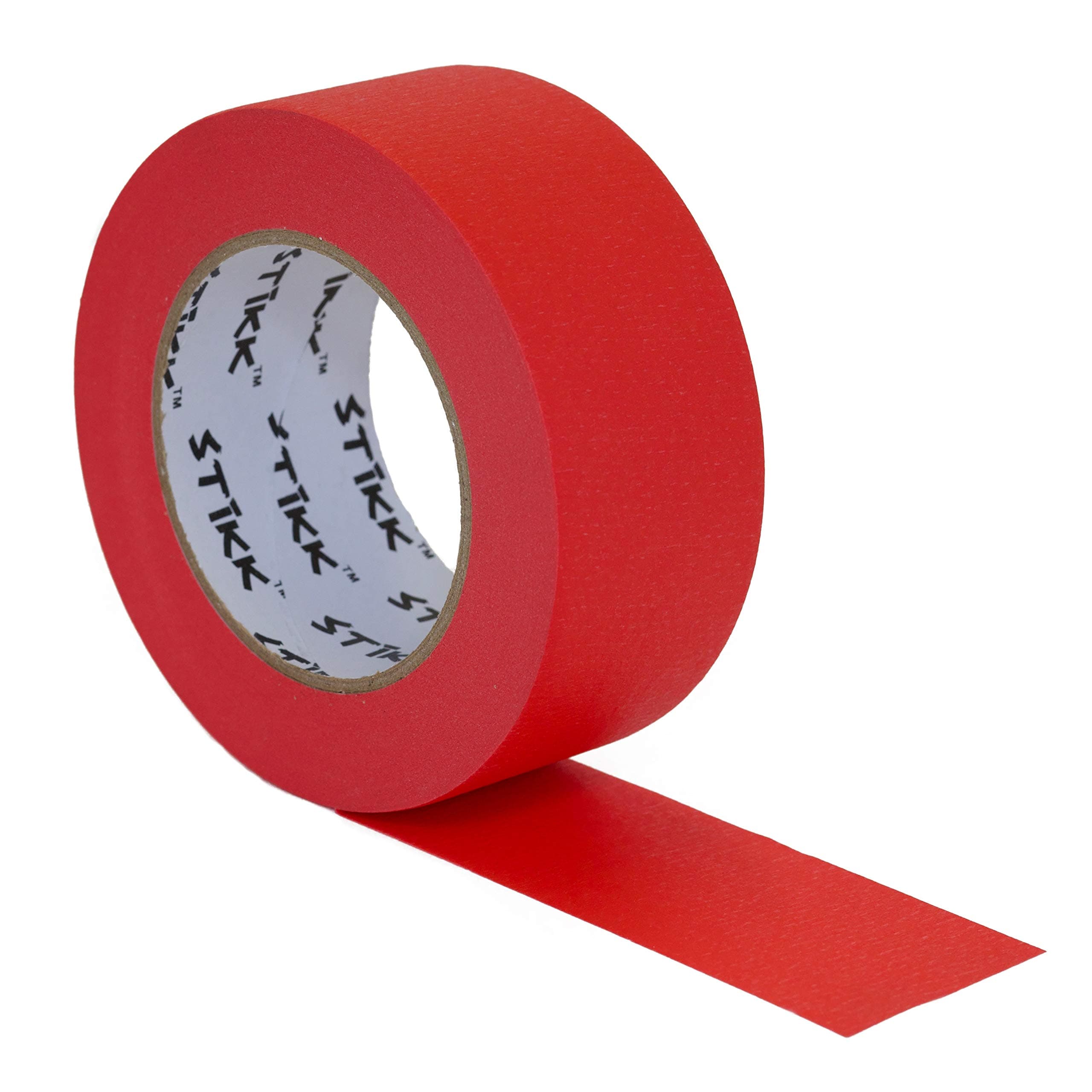 STIKK Painters Tape - 1pk Red Painter Tape - 2 inch x 60 Yards - Paint Tape for Painting, Edges, Trim, Ceilings - Masking Tape for DIY Paint Projects - Residue-Free Painting Tape