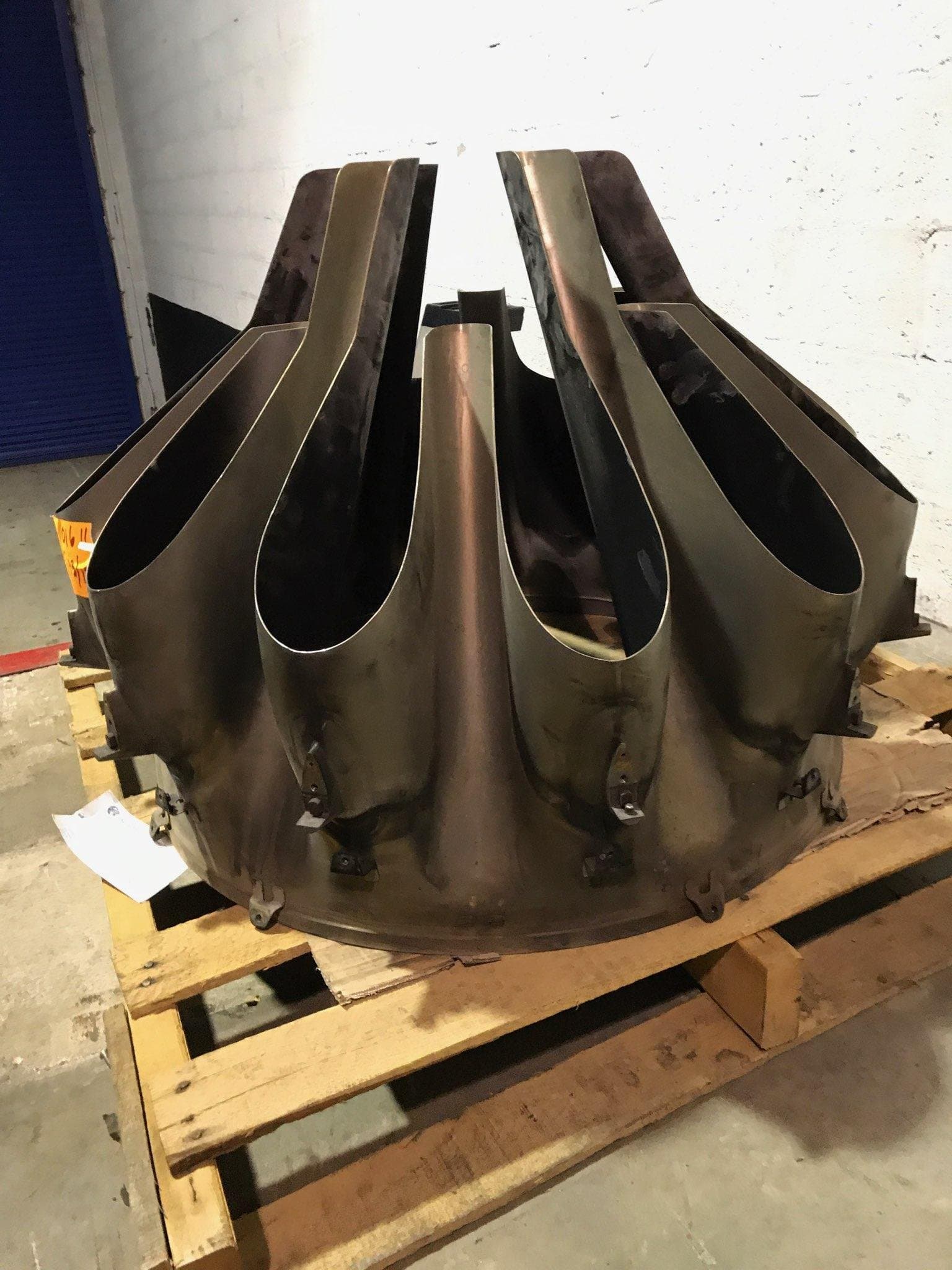 Free Shipping Pratt & Whitney JT8D Exhaust Mixer from Boeing 737 Jet Engine Gift