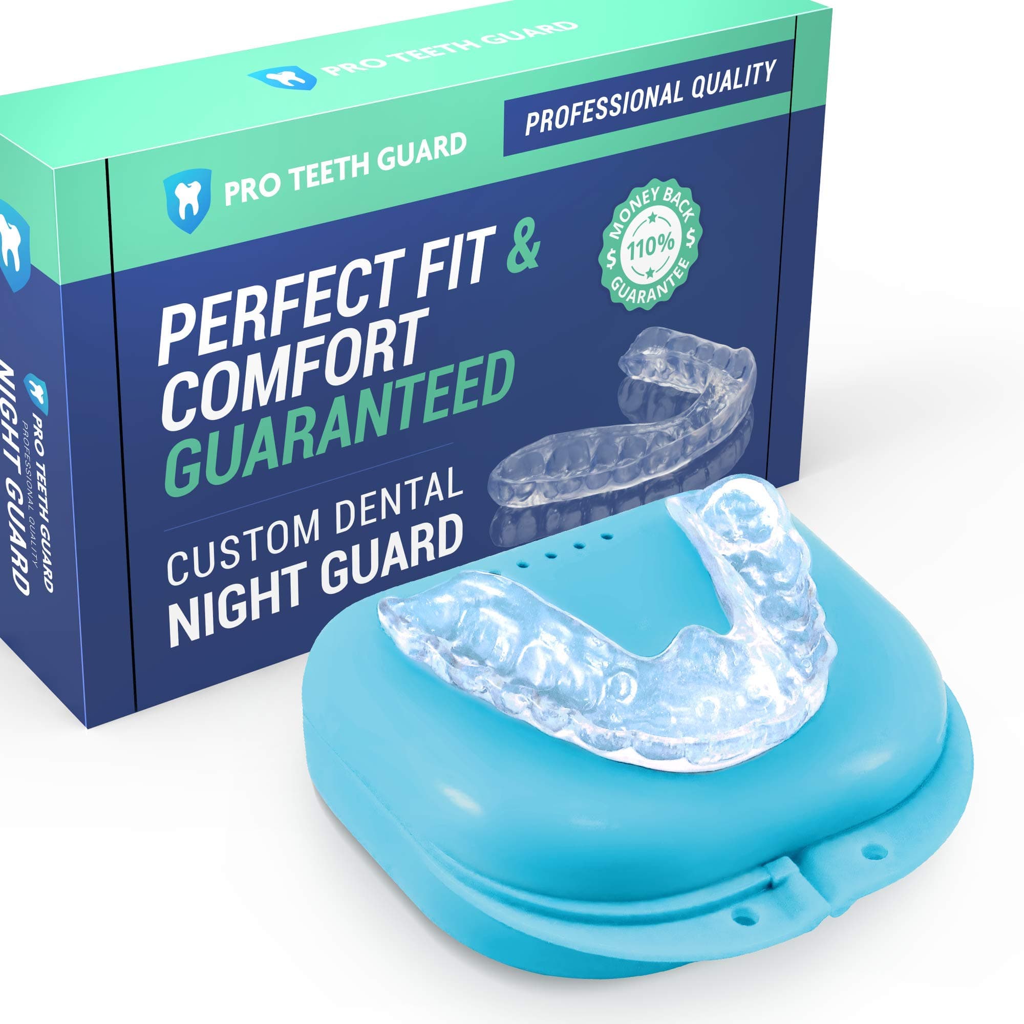 Pro Teeth Guard Custom Dental Night for Grinding - . 110% Money Back Guarantee. Size: Adult-Male.