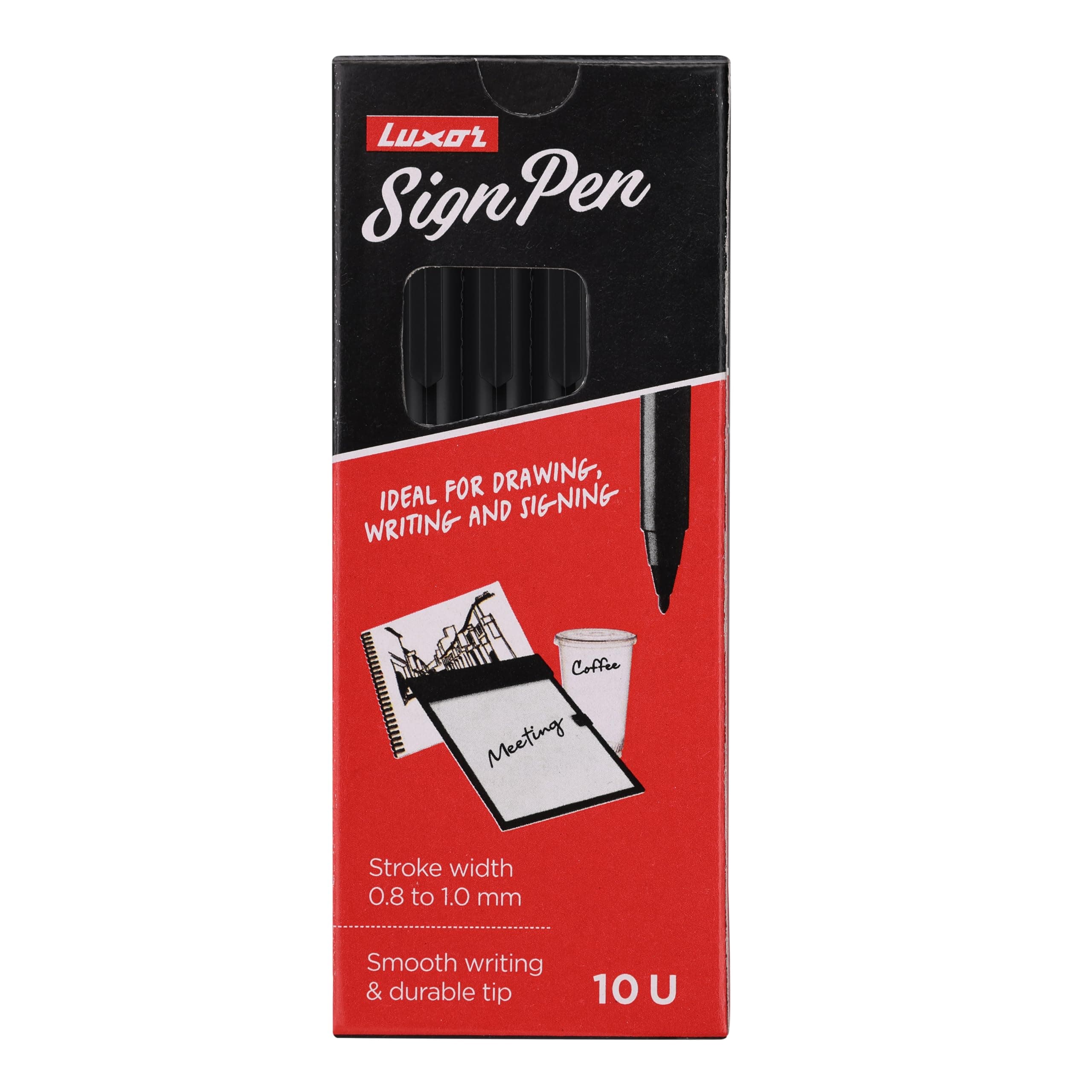 Sign Pen (New) Black (10s Box)