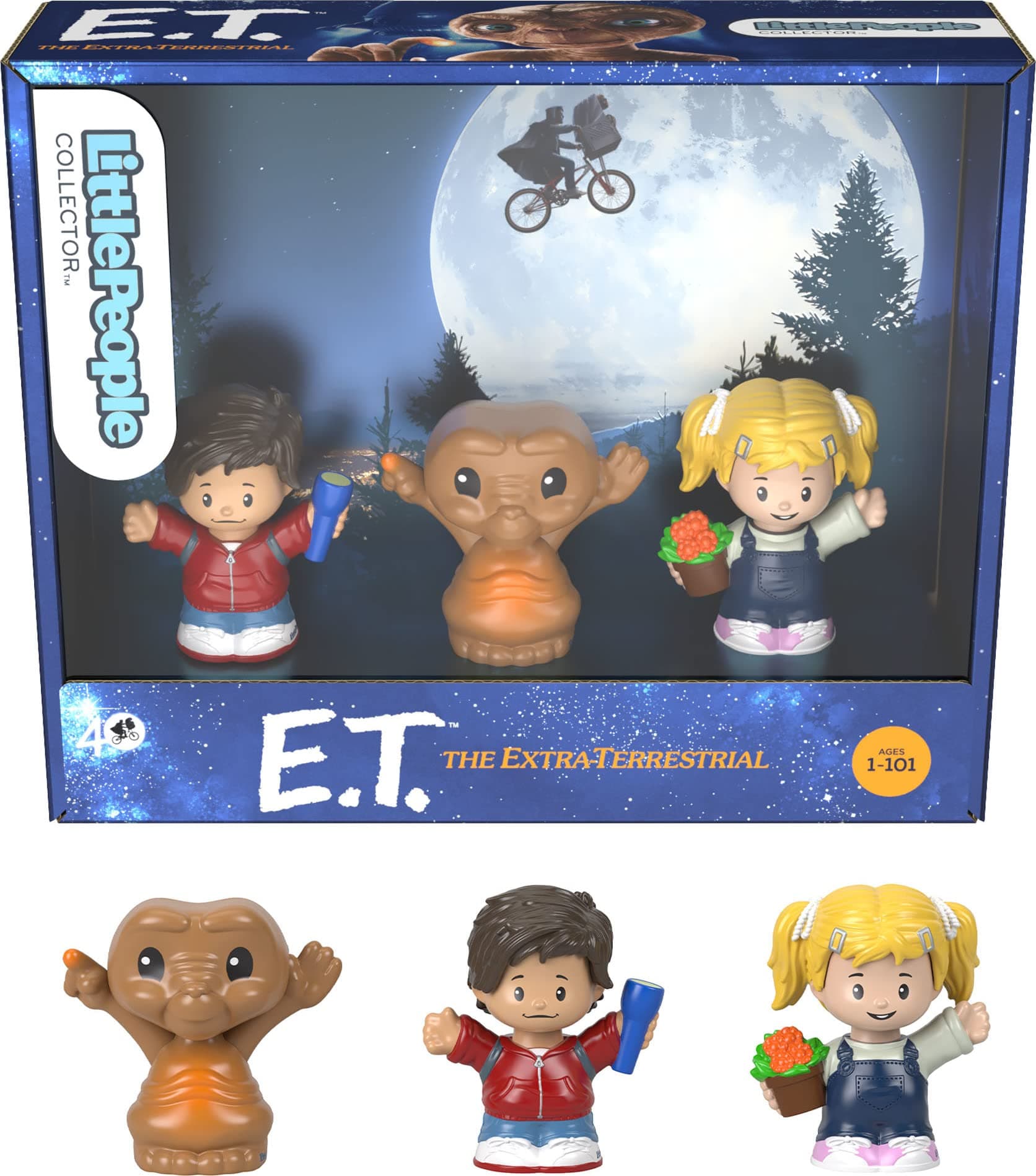Little People - Action & Toy Figures - E.T. the Extra-Terrestrial Fisher-Price Little People Collector Figure Set