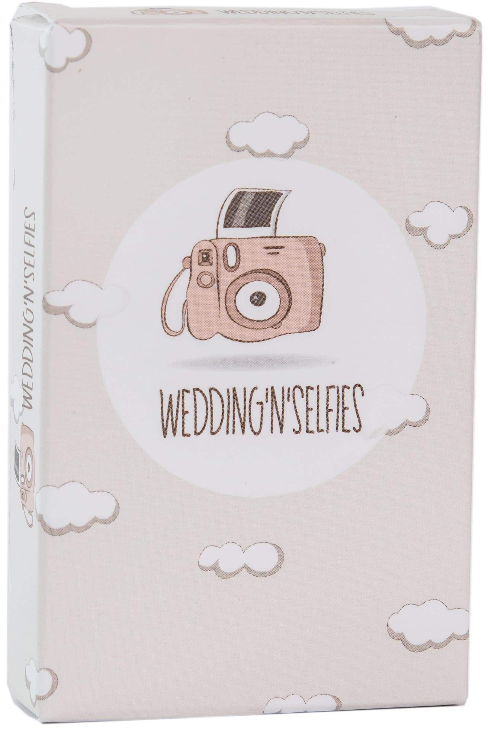 Wedding'n'Selfies - The Wedding Game with Creative and Funny Photo tasks. Perfect Icebreaker for The Wedding Party and a Fun Wedding Activity for The Guests.
