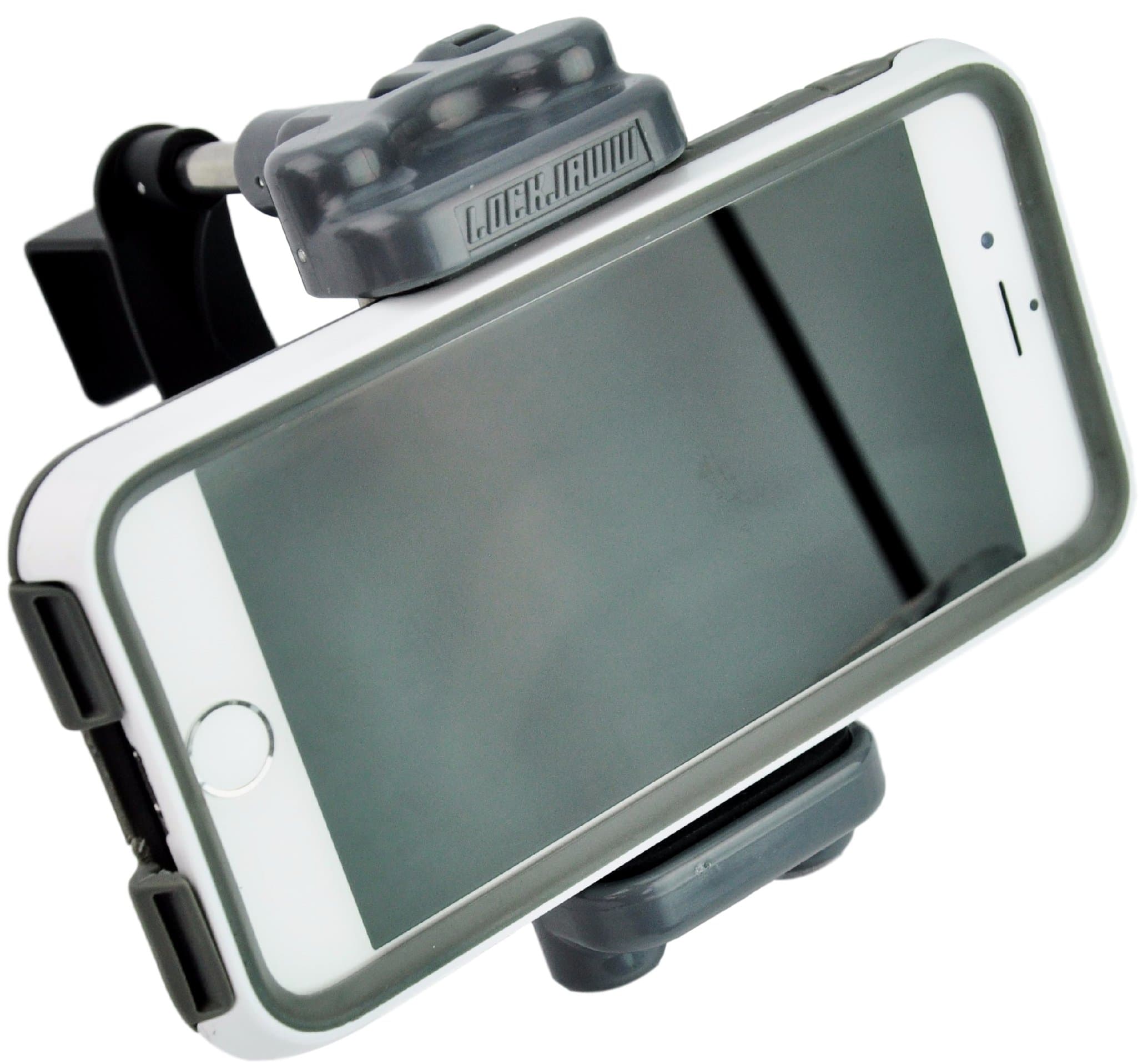 LockJaww In-Flight Device Holder for iPhone Android, and Small Tablets