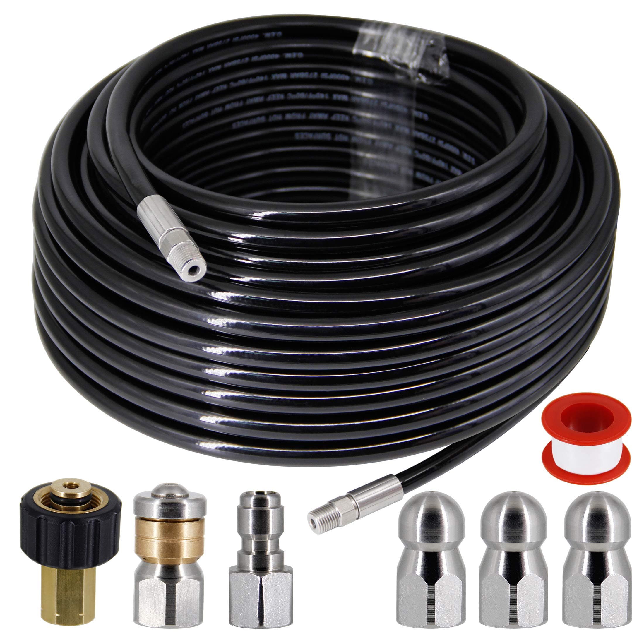 Pressure Power Sewer Jetter Kit