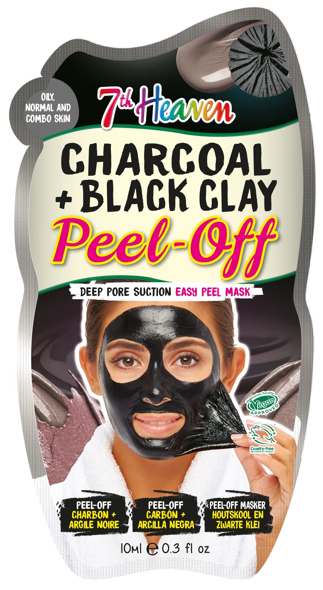 7Th Heaven Charcoal/Black Clay Mask