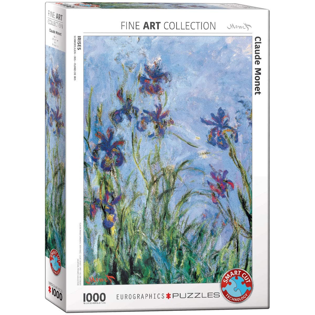 Eurographics 1000pcs - Irises by Monet (Detail)