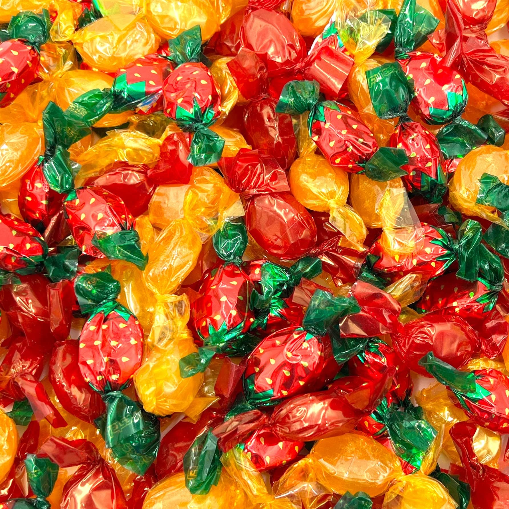 Hard Candy Old Fashioned Mix, Butterscotch, Cinnamon, Strawberry Drops (1 Pound Bag)