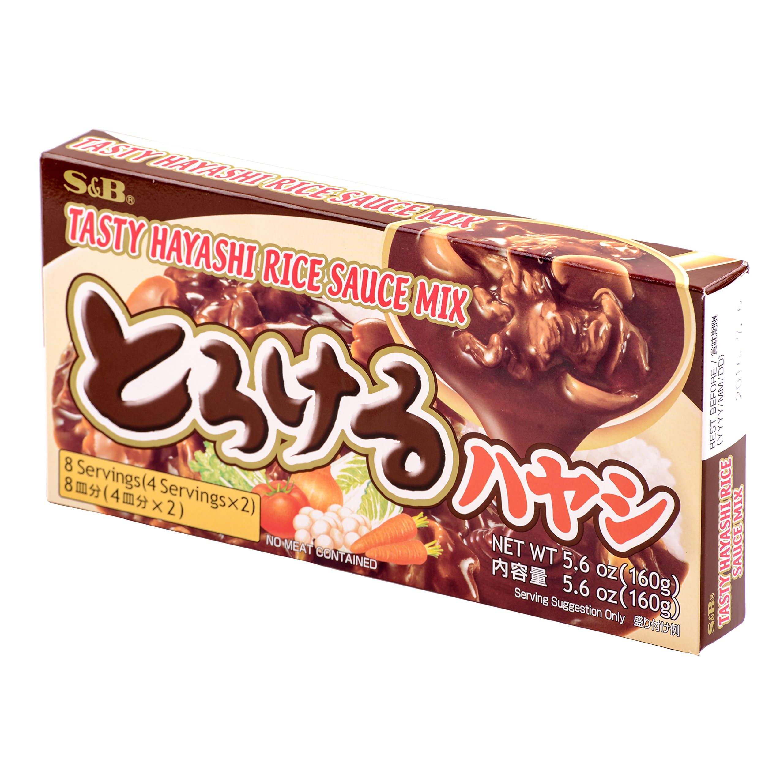 S&B Tasty Hayashi Rice Sauce Mix, 5.6-Ounce