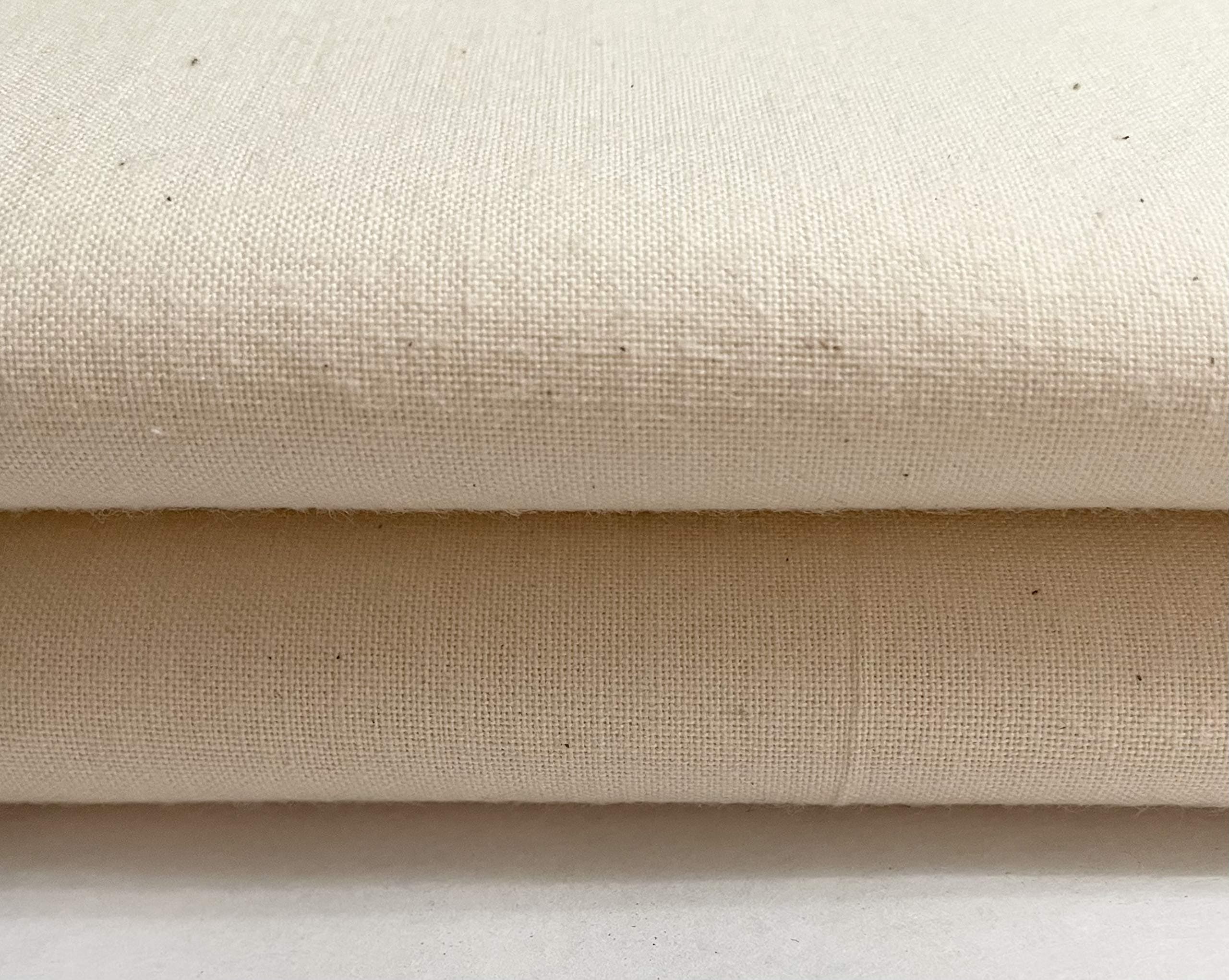 100% Cotton Natural Calico Unbleached Craft Fabric - Medium Weight - 160CM Extra Wide (1 Metre)