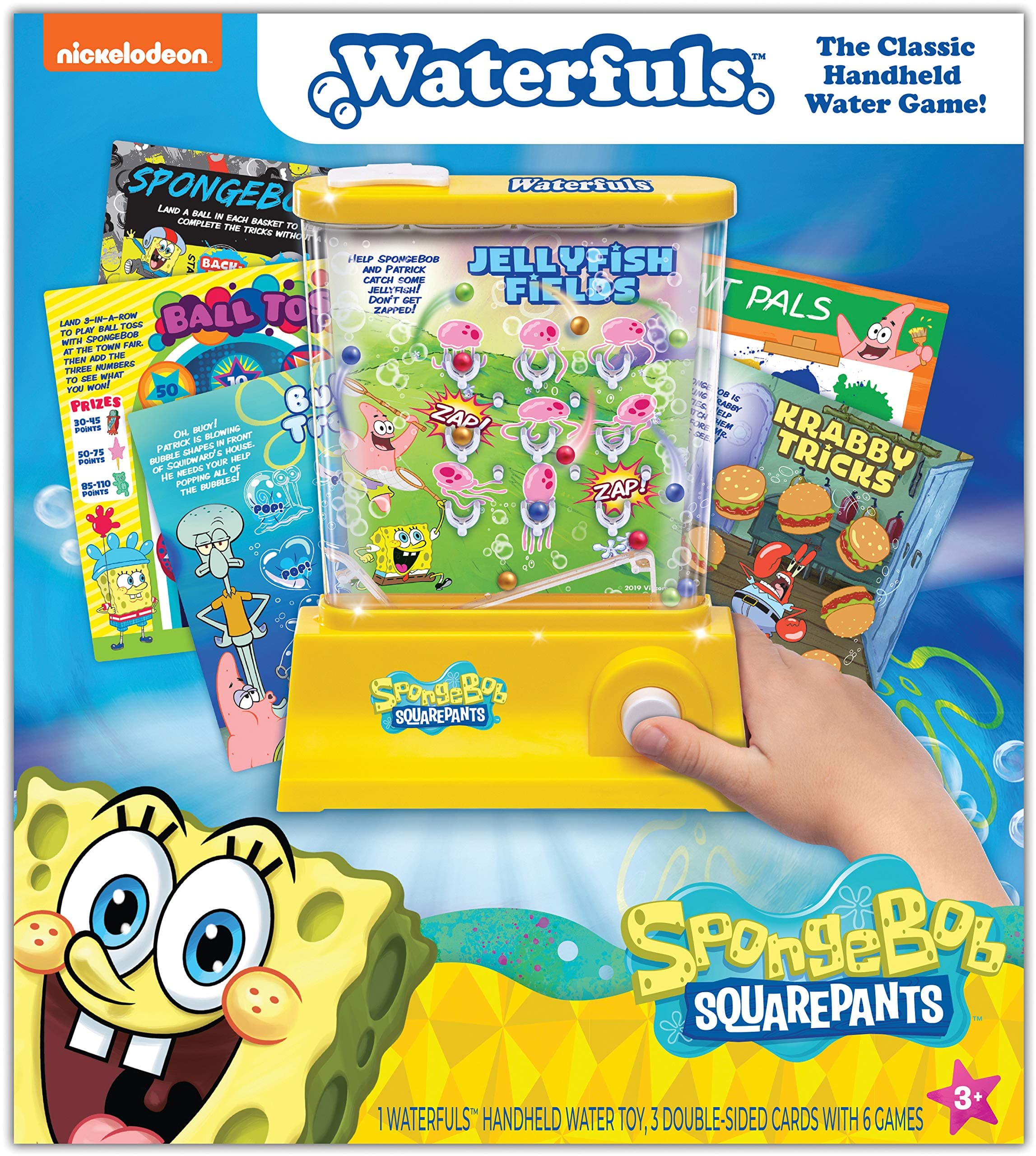 Waterfuls The Classic Handheld Game - Spongebob Squarepants, Multi