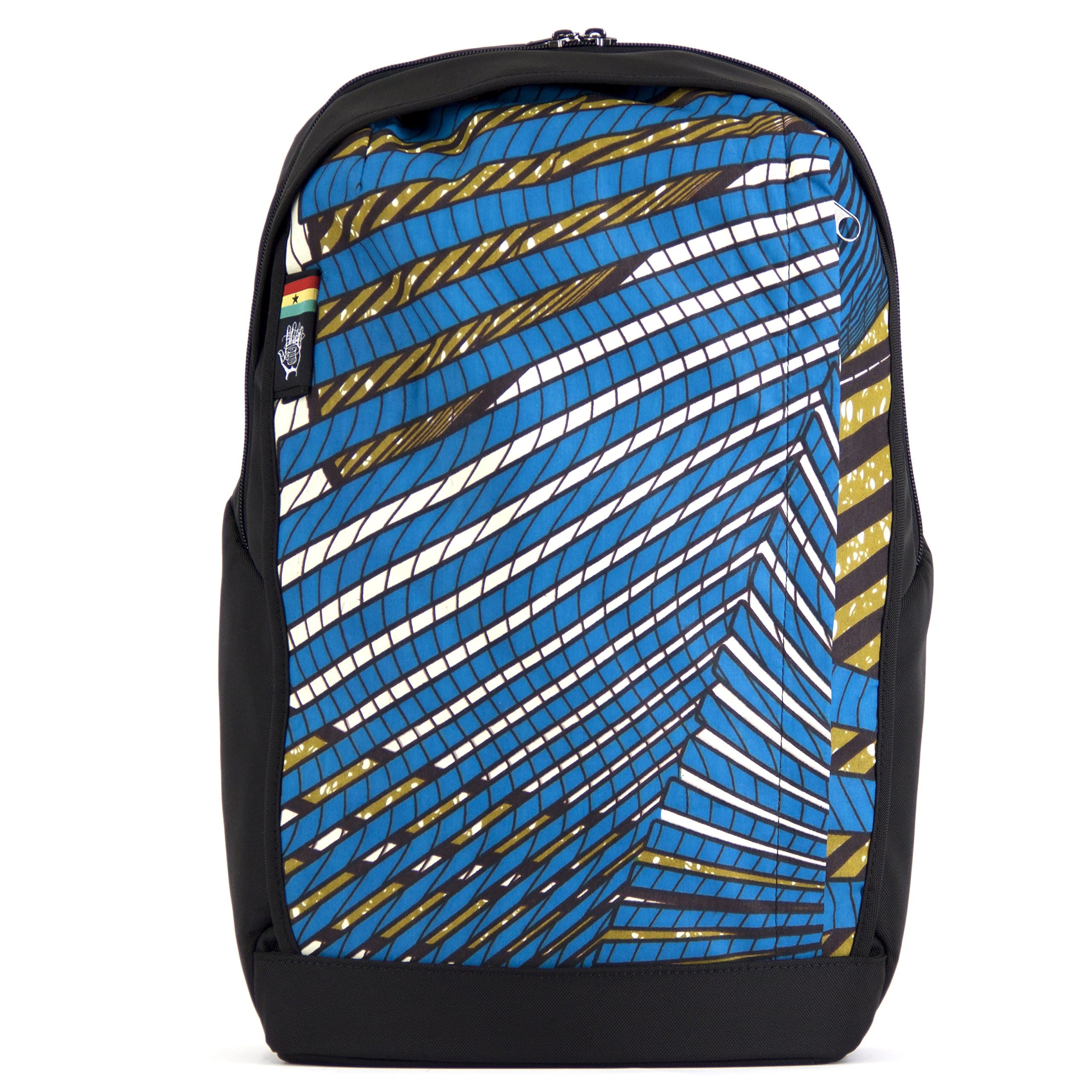 Wayu Classic Boho Bohemian Unisex Daypack with Hand Woven Tribal Fabric