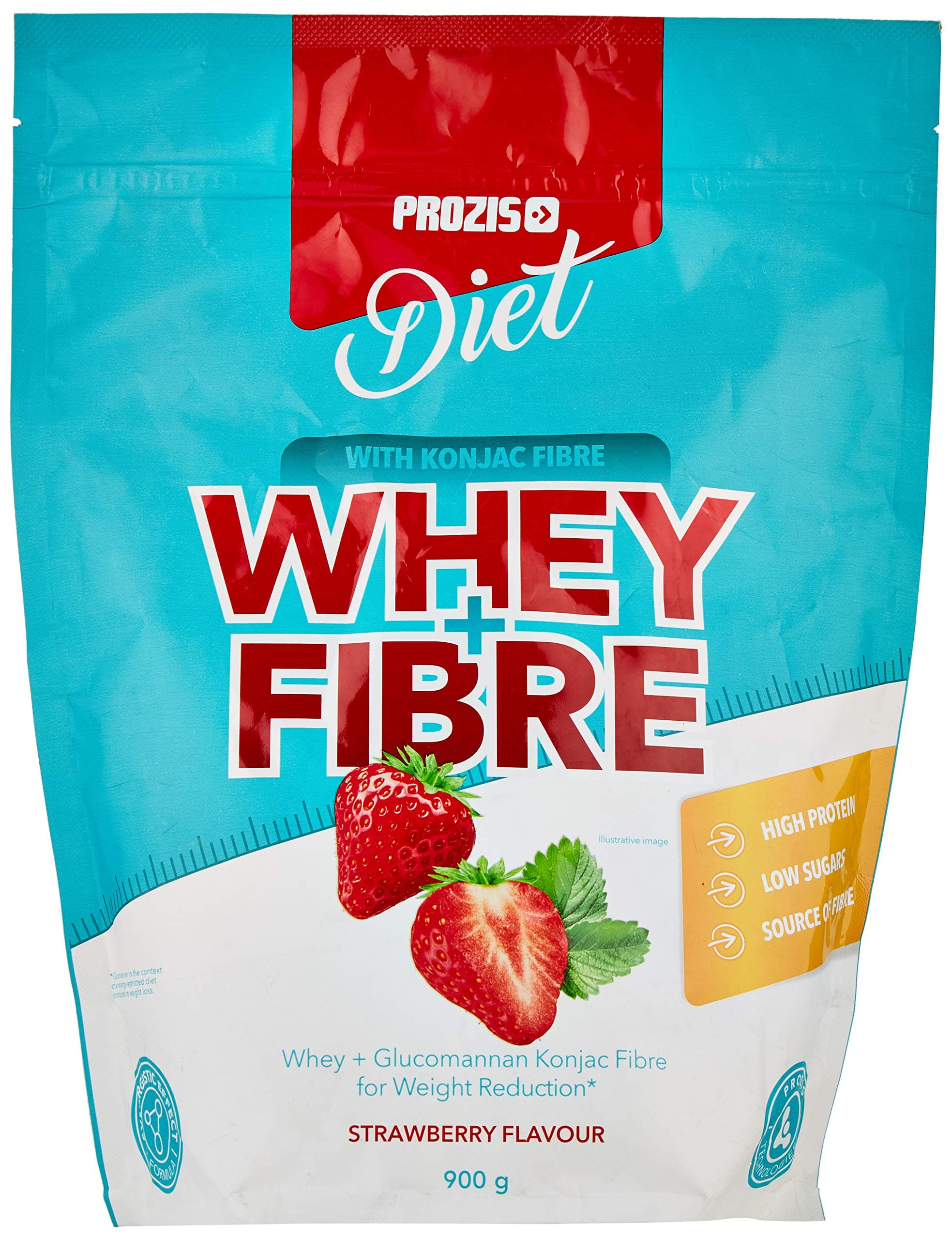 Prozis Whey + Fibre 900 g, 110 g