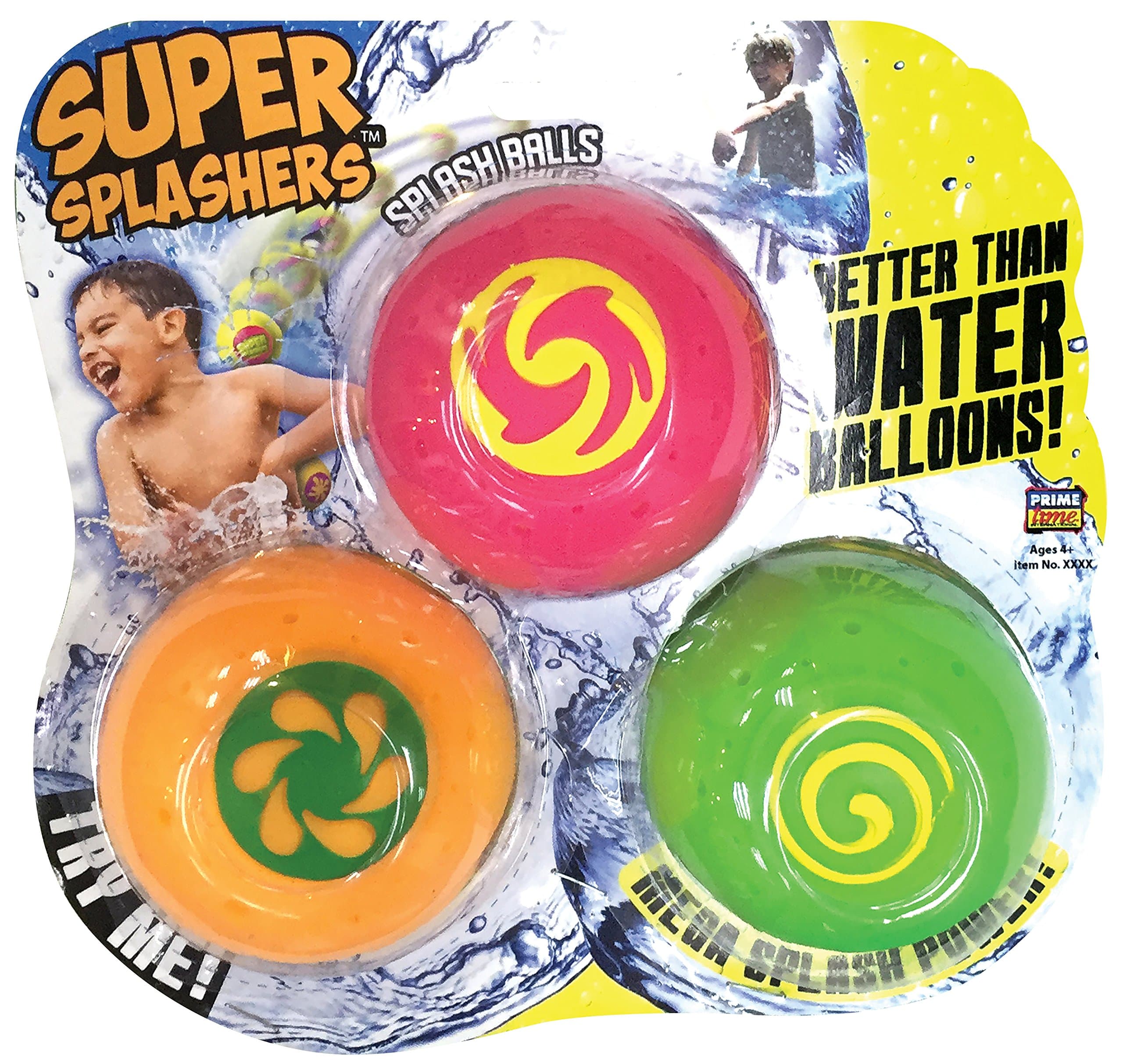 Super Splashers Water Balls (3 Pack)- Color may vary