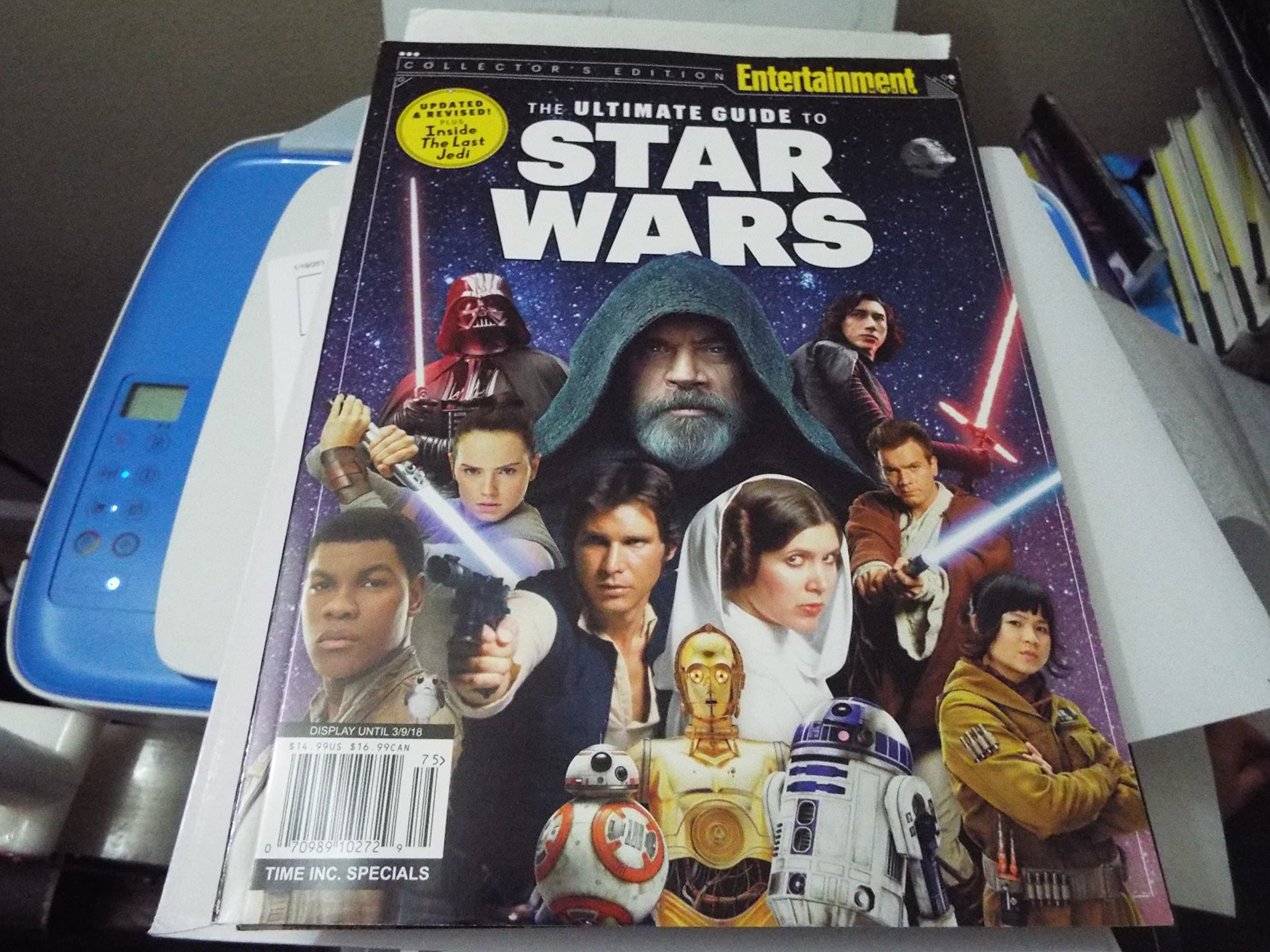 ENTERTAINMENT WEEKLY The Ultimate Guide to Star Wars Updated & Revised: Inside The Last Jedi Single Issue Magazine – December 8, 2017