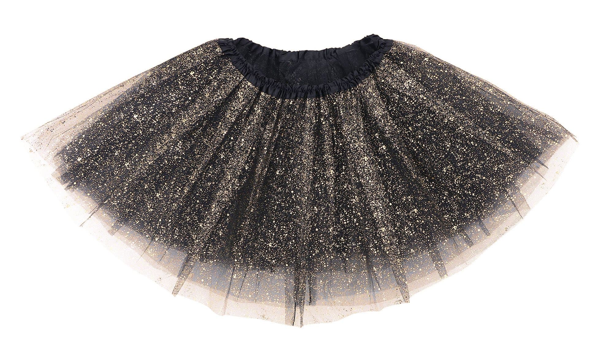 Simplicity Women's Adult Classic Elastic 3 or 4 Layered Tulle Tutu Skirt